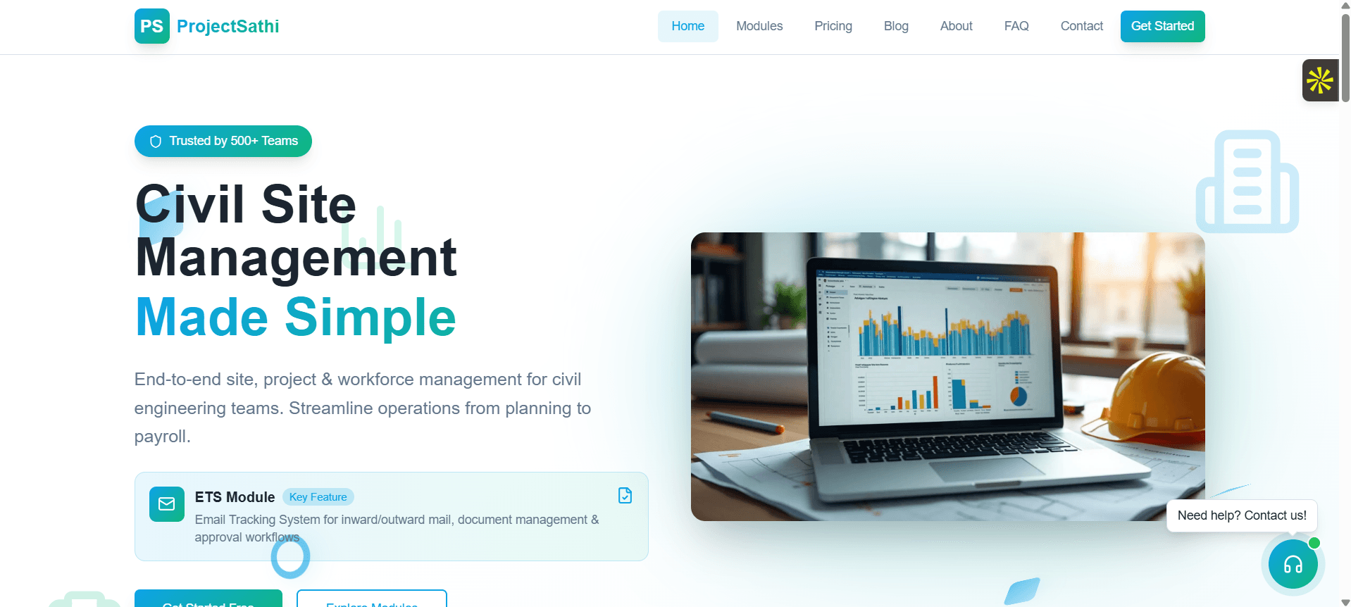 ProjectSathi — Civil Site Management Made Simple