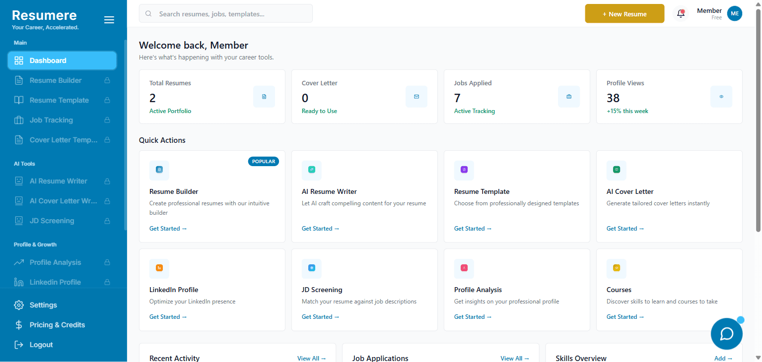 Resumere — North India's #1 AI Career Platform